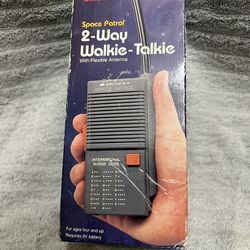 Vintage Pair Archer Space Patrol Walkie