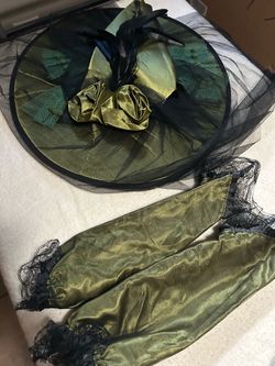 Halloween costume witch hat set
