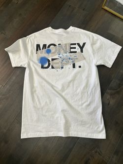 Money Dept Tee Blue And White