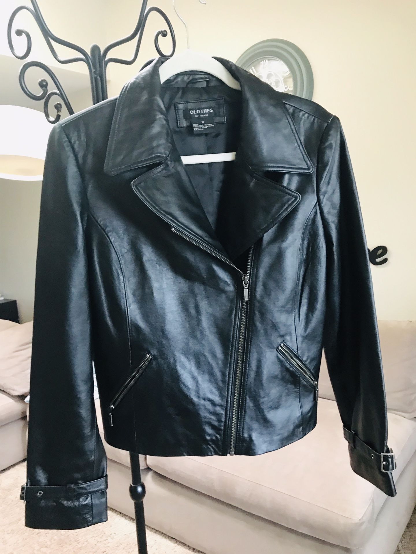 Real Leather Jacket M/L