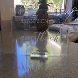 Guestbook Sign W/ Stand