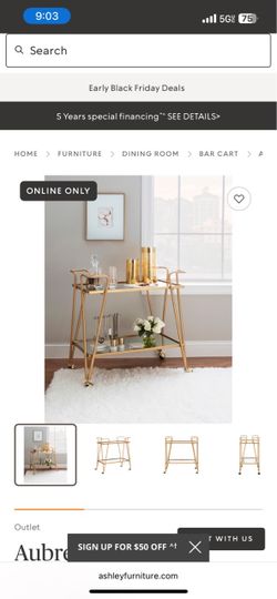 Bar Cart from Ashley