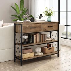Double Drawer Console Table