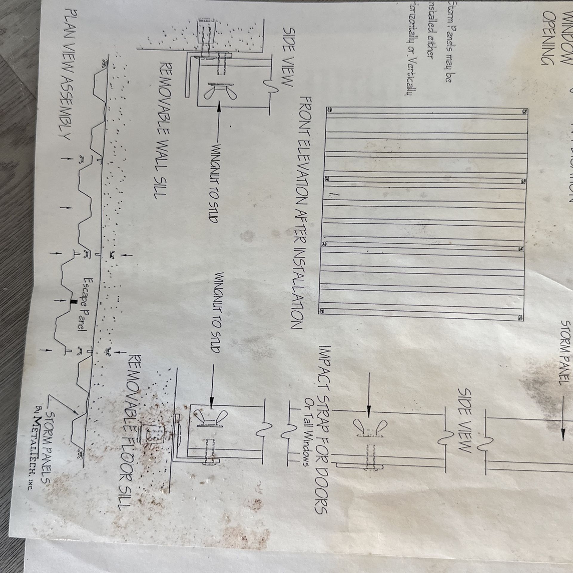 Complete Set Of Shutters For Two Story Townhome