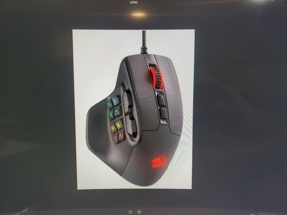 Redragon M811 Aatrox MMO Wired Gaming Mouse, 15 Programmable Buttons