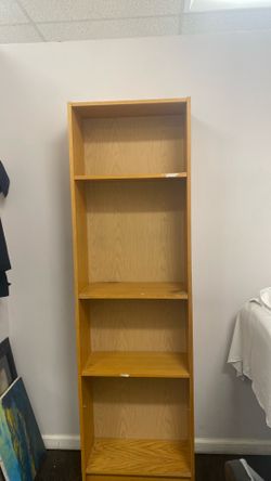 Wood book shelf