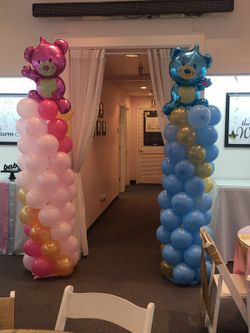 Baby Shower balloon Column