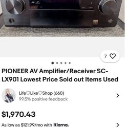 Pioneer AV Amplifier