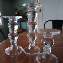 Huge lot of Glass Candle Holders