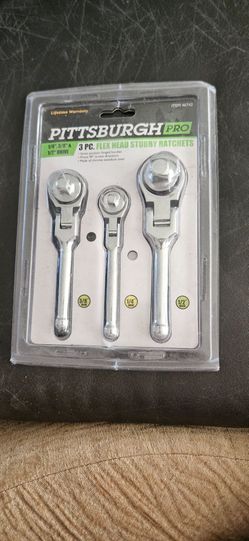 3 Piece Thumb wheel ratchet plus set
3 piece flex head stubby ratchets