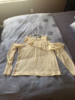 Top Shop open shoulder blouse