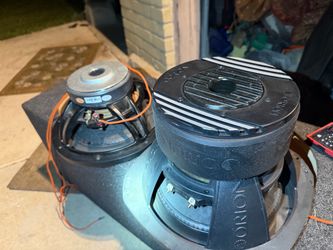 12” Orion subs and hifonics amp
