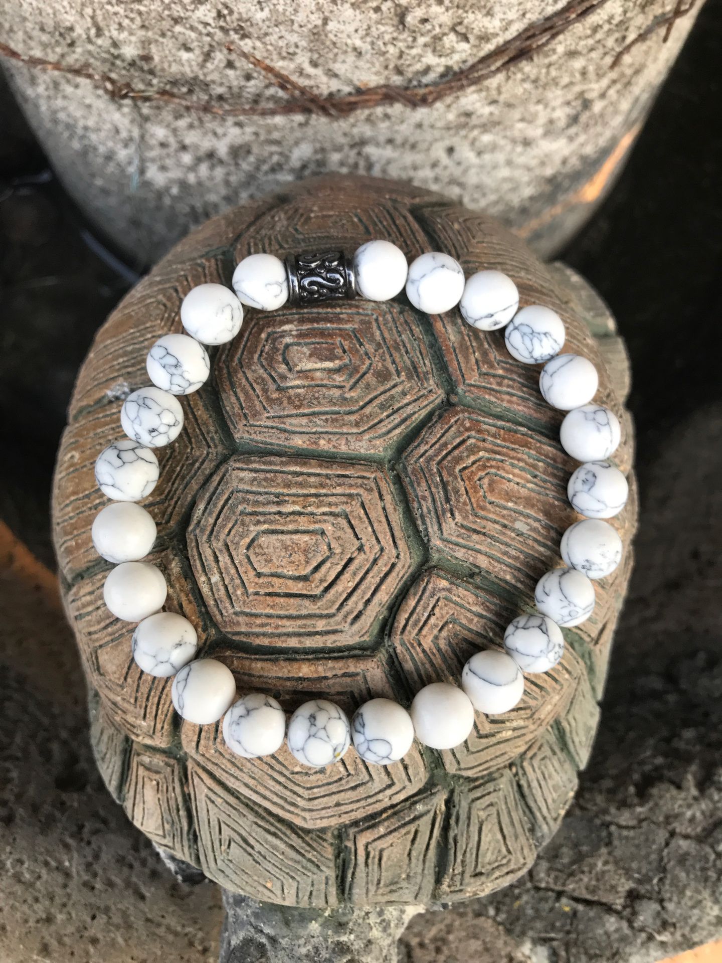 White turquoise bracelet
