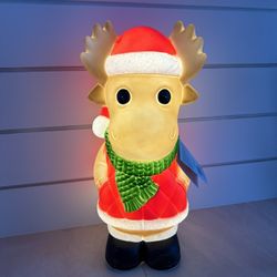 24” Lighted Blow Mold Moose
