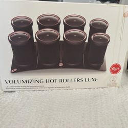 Ceramic volumizing heated curlers T3