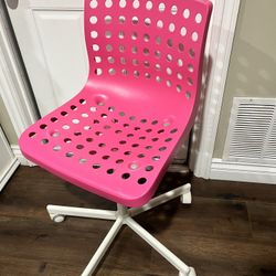 Pink And White Chair