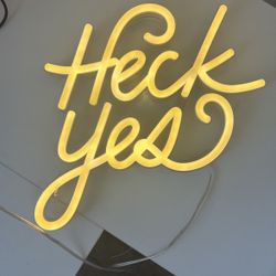 Neon Sign 6” X 9”