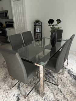 Glass Dinette Set