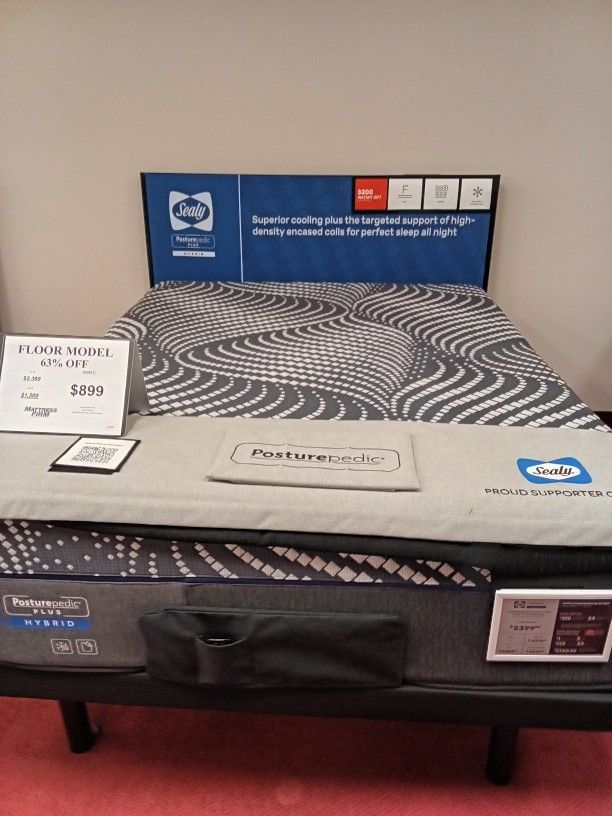 Sealy Posturpedic Highpoint Firm Floor Model
