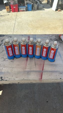 7 Butane Cartridges BU-6 Fuel Camping Stove Burner