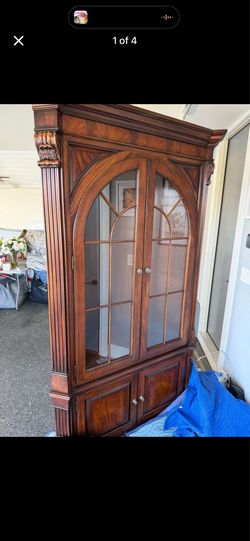 Ethan Allen China Display Cabinet — Must Be Picked Up By 6/12