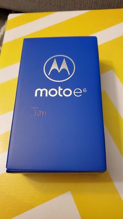 Motorola e6 - Tmobile only