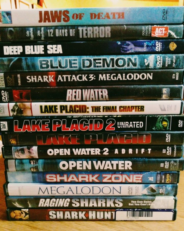 Sharks And Gator DVD'S