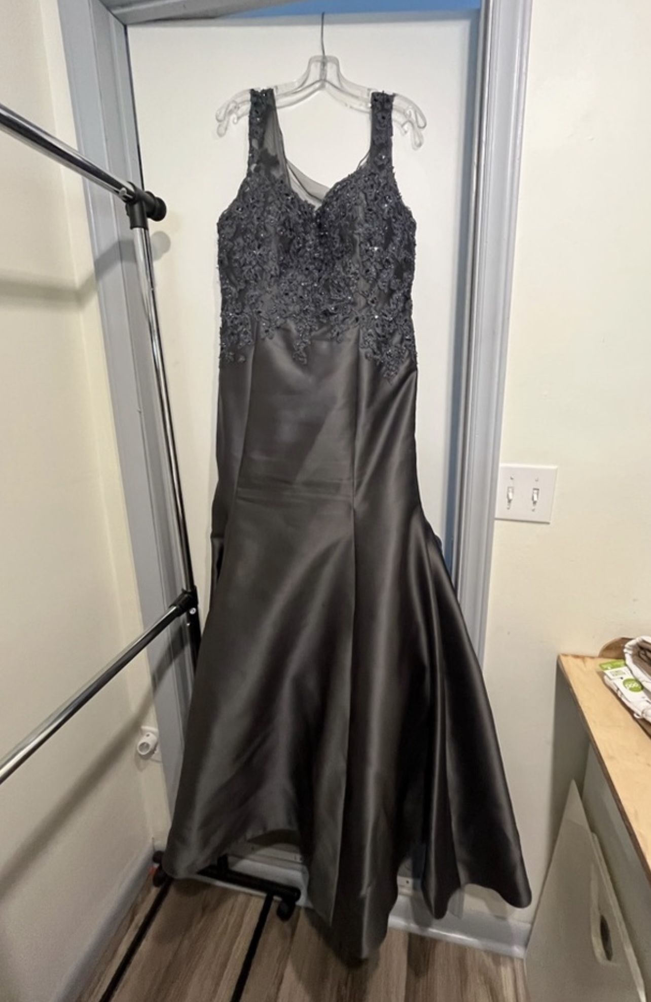 Charcoal Gray Wedding Dress
