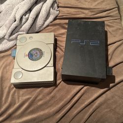 Ps1 And Ps2 Also With 14 Ps2 Games