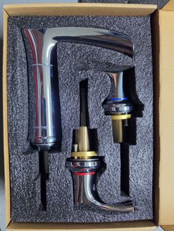 WaterSong Chrome 3-Piece Bathroom Faucet Set