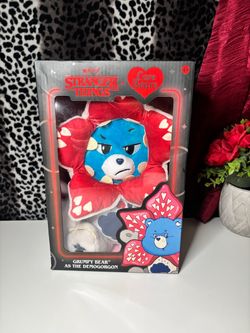 Stranger Things x Care Bears Grumpy Bear as Demogorgon Plush