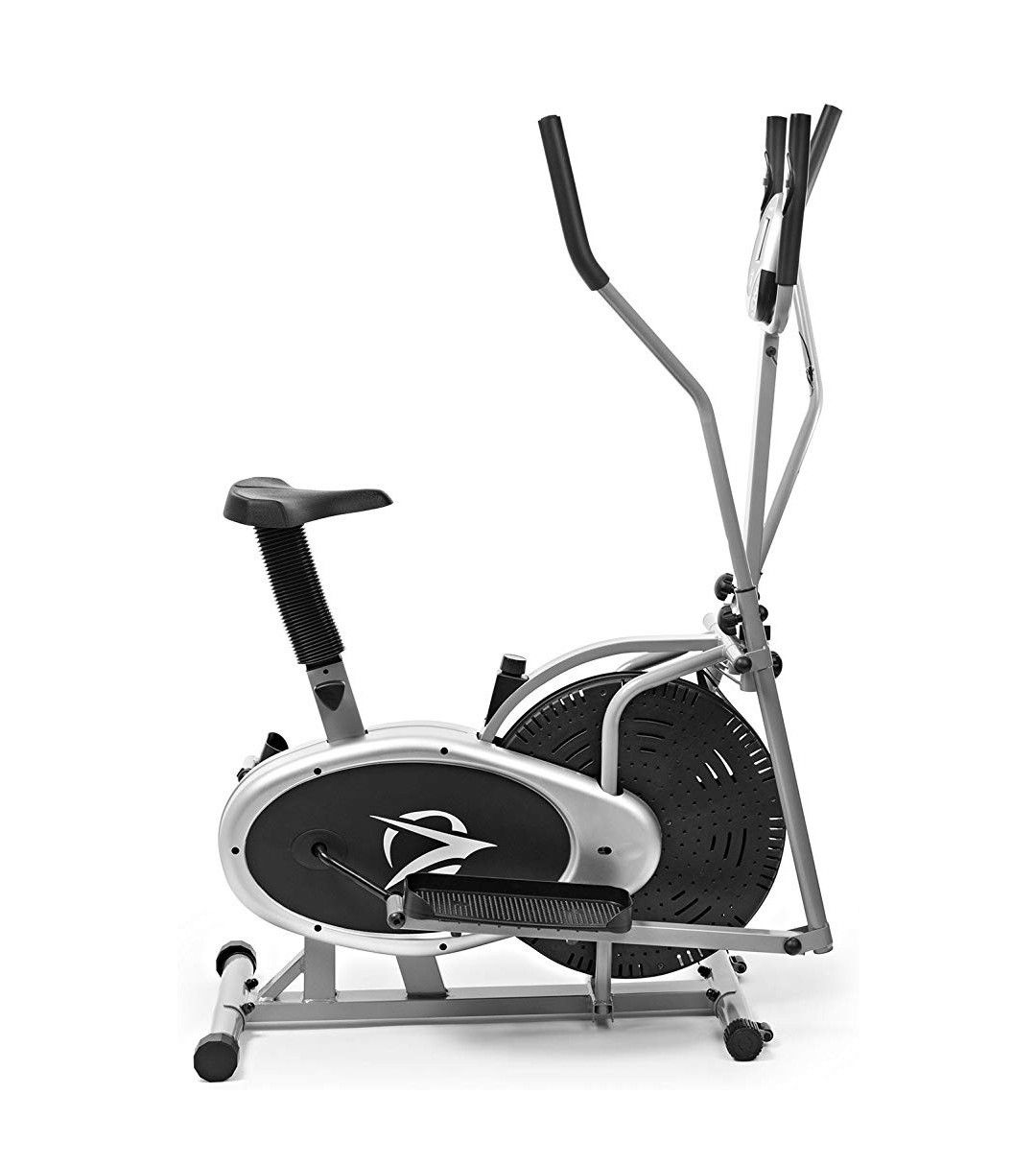 Plasma Fit Elliptical Machine Cross Trainer 2 in 1 Exercise Bike Cardio Fitness Home Gym Equipment