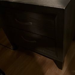 Gray Night Stand 