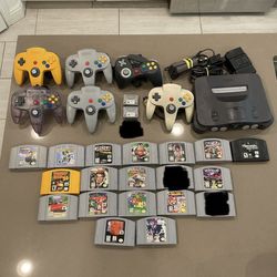 N64 Nintendo 64 System Games 