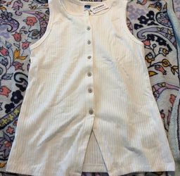 Old Navy Girls Ribbed Button-Front Romper