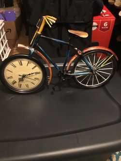 Bicycle Clock Decor