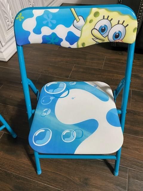 Nickelodeon spongebob activity table and chair set hot sale