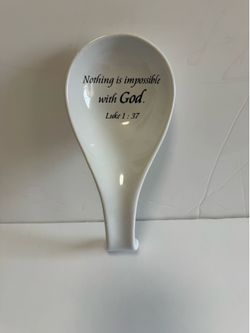 Coventry Spoon Rest / holder daily scripture