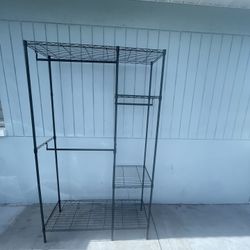 Metal Cloths Rack Like New $40 Firm 