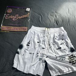 Eric Emanuel EE Shorts White Skyline