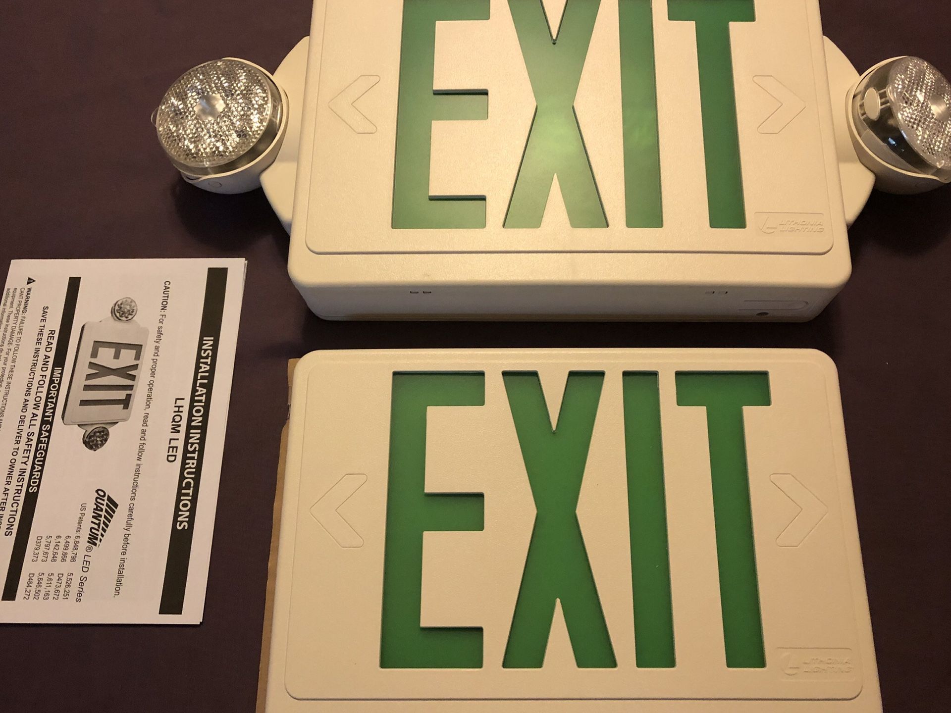 LED EXIT/LED Unit Combo