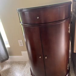 Solid Wood Bar Cabinet 