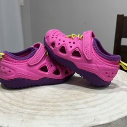 CROCS Swiftwater Play Shoes Water Sandals Sneakers Pink Purple Size C6