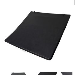 2019-2026  CHEVROLET SILVERADO 1500 SOFT TRI-FOLD TONNEAU COVER VINYL BLACK