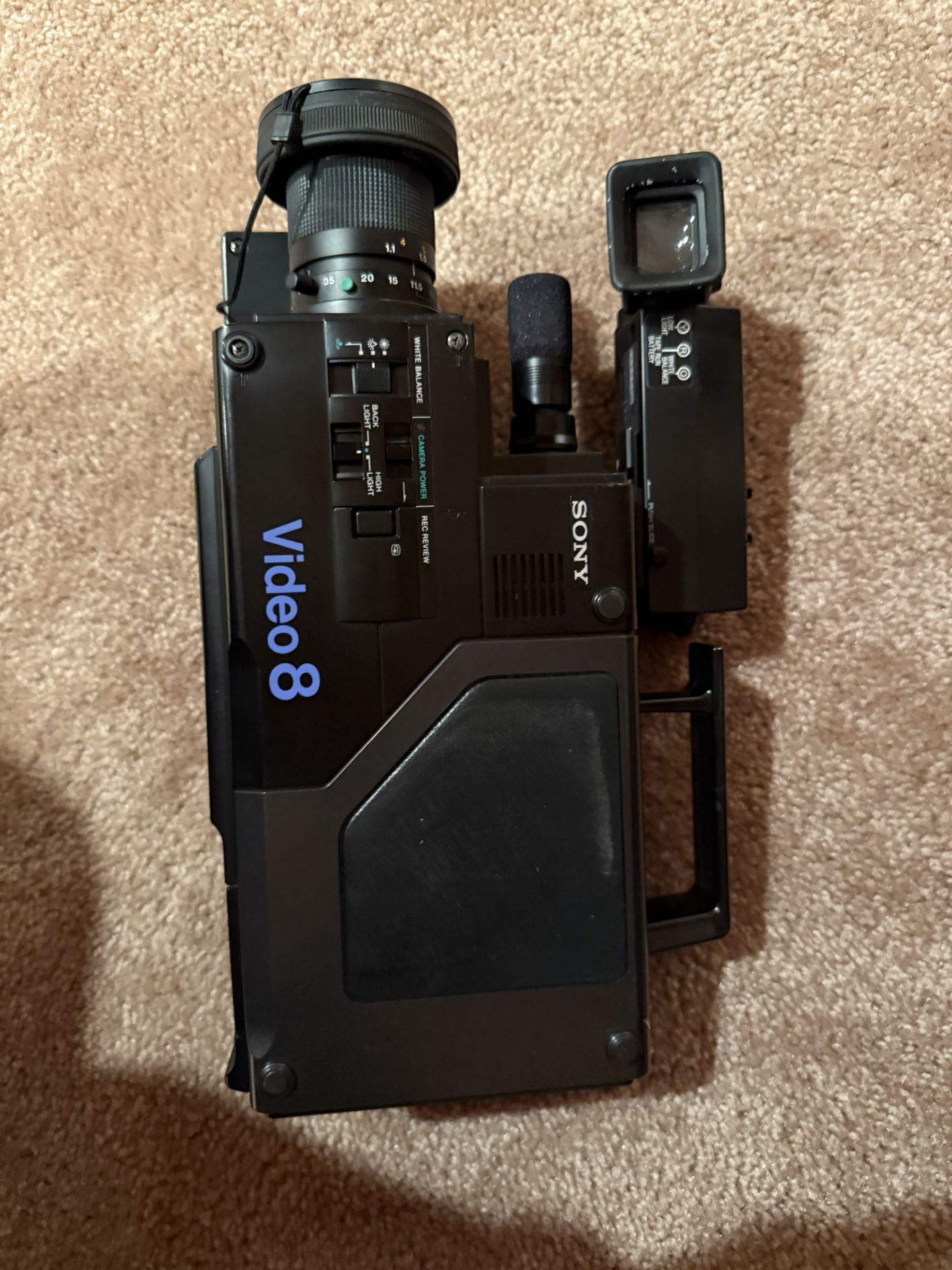Sony 1980’s VHS Video Camera. 