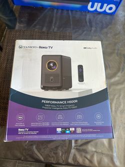 Vankyo H500R Native 1080P Portable Projector, Built-in Roku TV, Full HD 5G Wifi