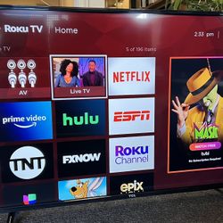 55" TCL 4K ROKU TV, 90 days labor and parts warranty