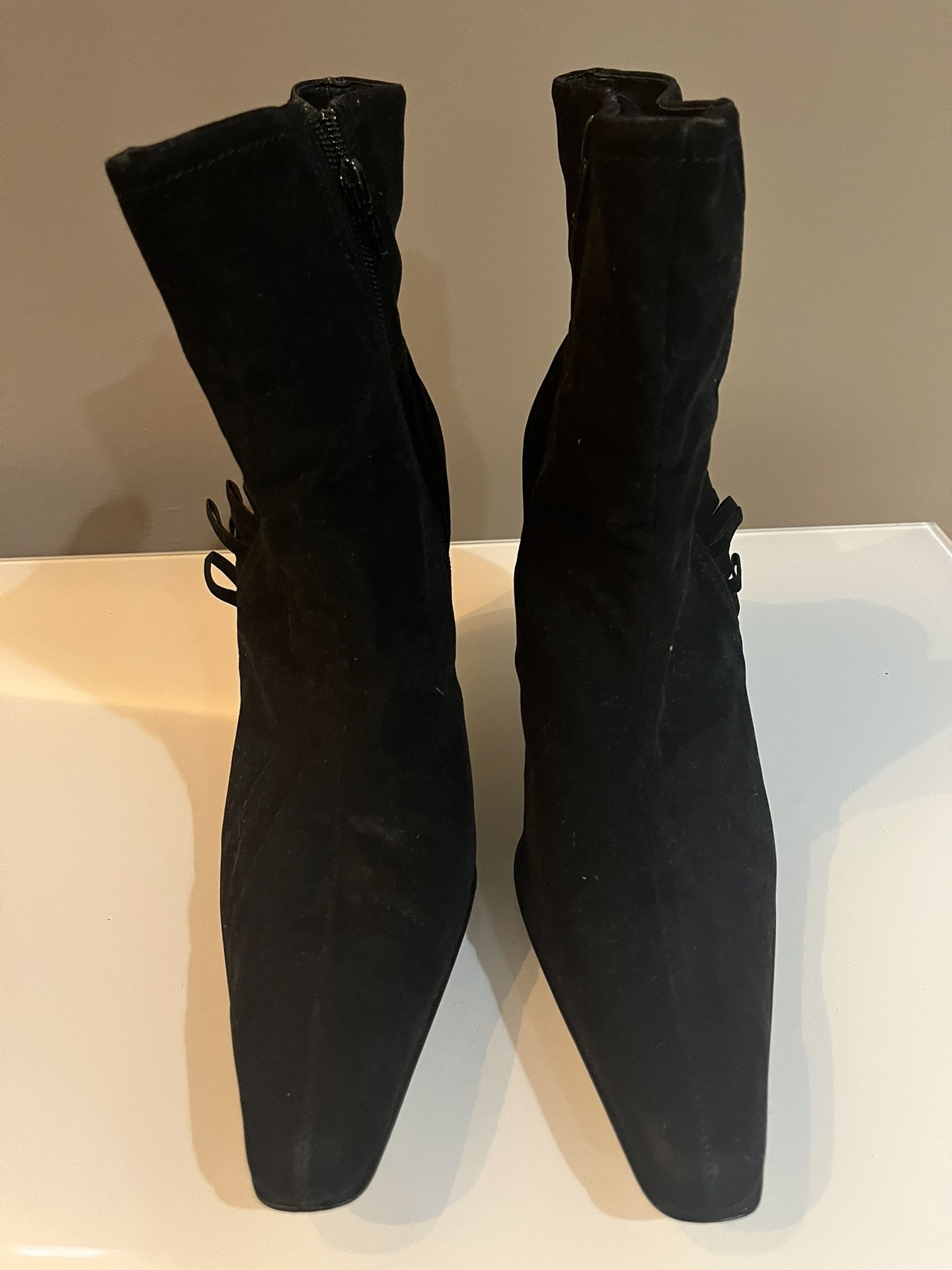 Valenti Franco Black Suede Boots