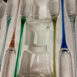 New 7 Piece Champagne Set