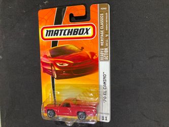 New Vintage Matchbox 70 El Camino SS